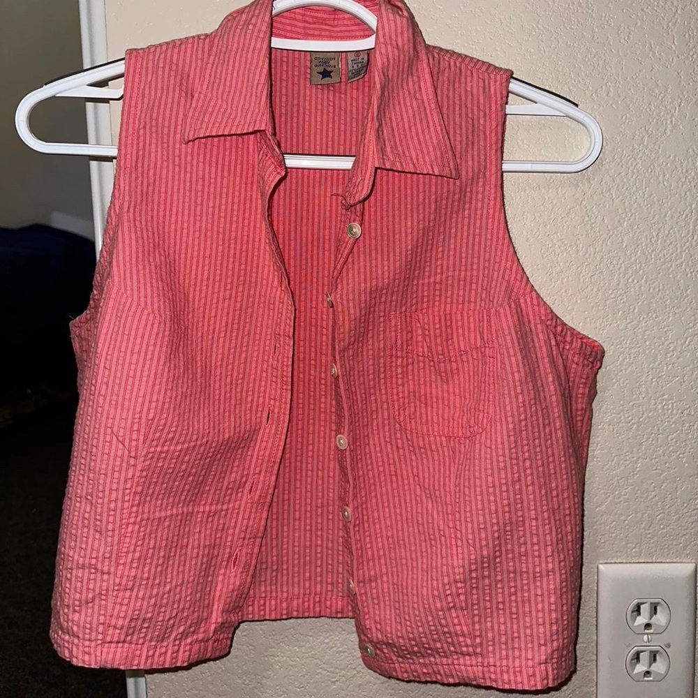 Pink vest